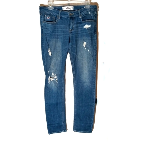 Hollister Denim - Hollister Distressed Skinny Medium Wash Jeans